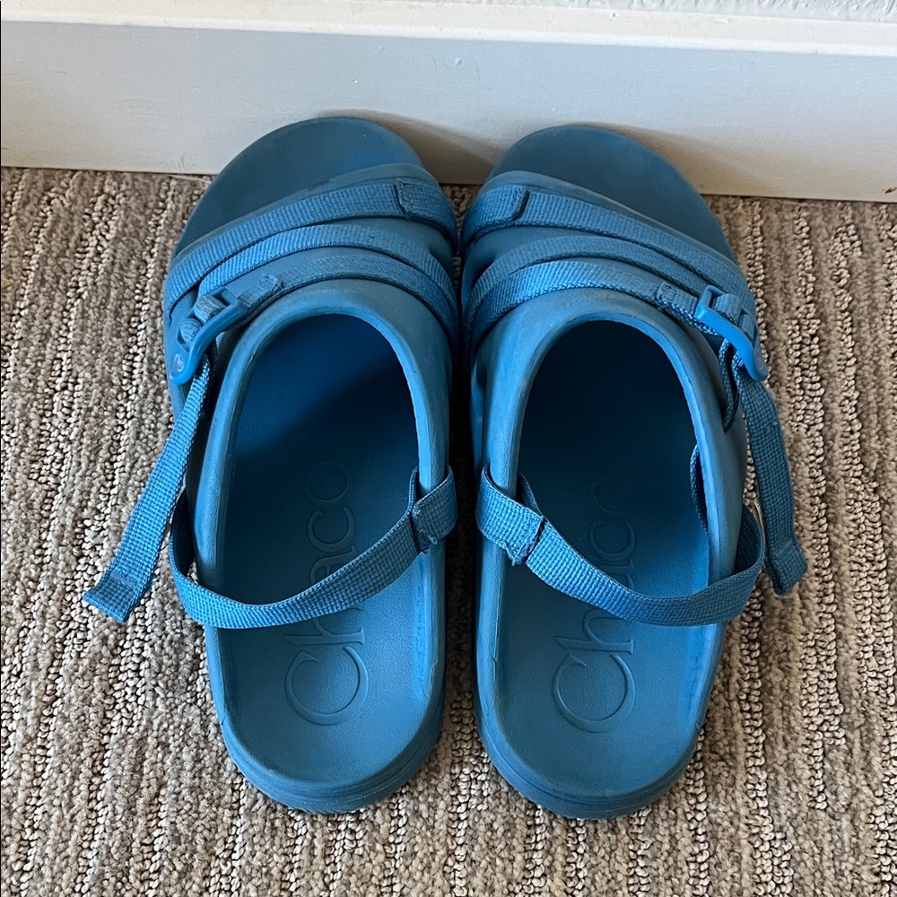 Chaco Kids Vibrant Blue Sandals
